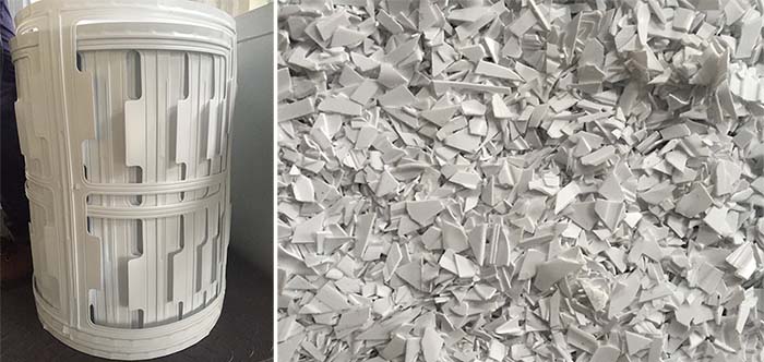 單軸軟料撕碎機系列效果展示