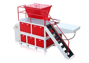 生活垃圾撕碎機，單軸撕碎機，軟料撕碎機