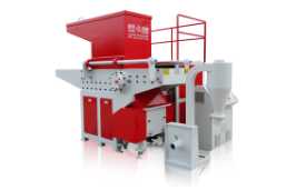 鋰電池破碎回收設備,單軸撕碎機，金屬撕碎機