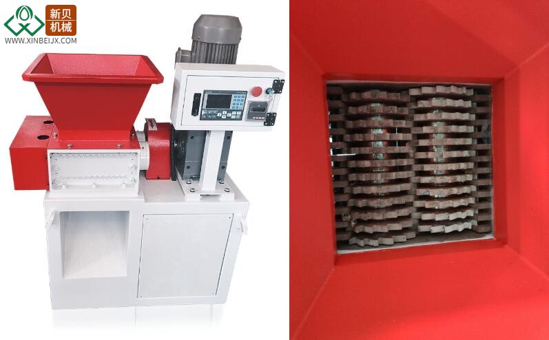 雙軸剪切式小型撕碎機