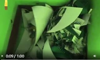 PVC帶子邊角料撕碎機(jī)視頻，塑料撕碎機(jī)