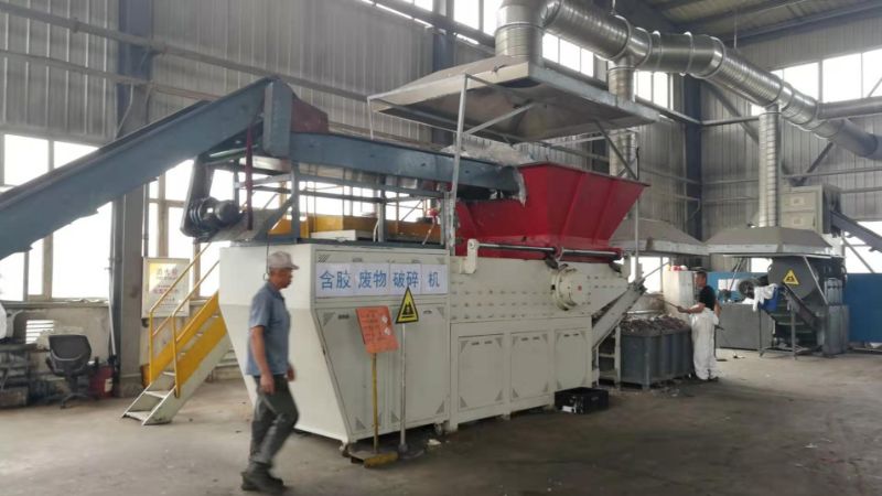 長(cháng)春一汽單軸撕碎機案例